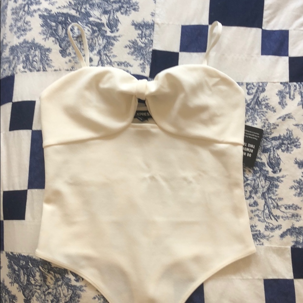 Express white body suite